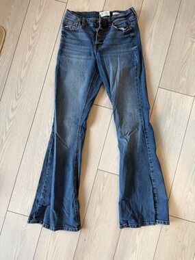 Women’s Blue Flared Jeans